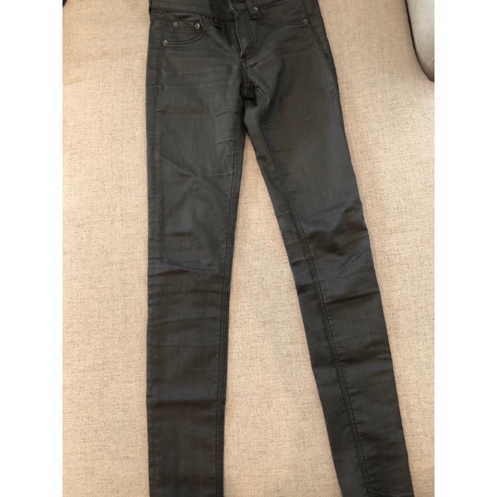 Coated Jeans
